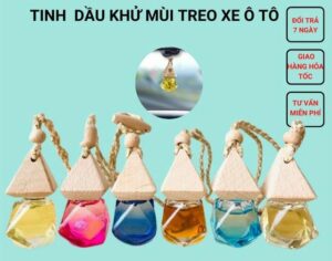 Top 5 hương tinh dầu treo xe ô tô thơm lâu, chống say hiệu quả 